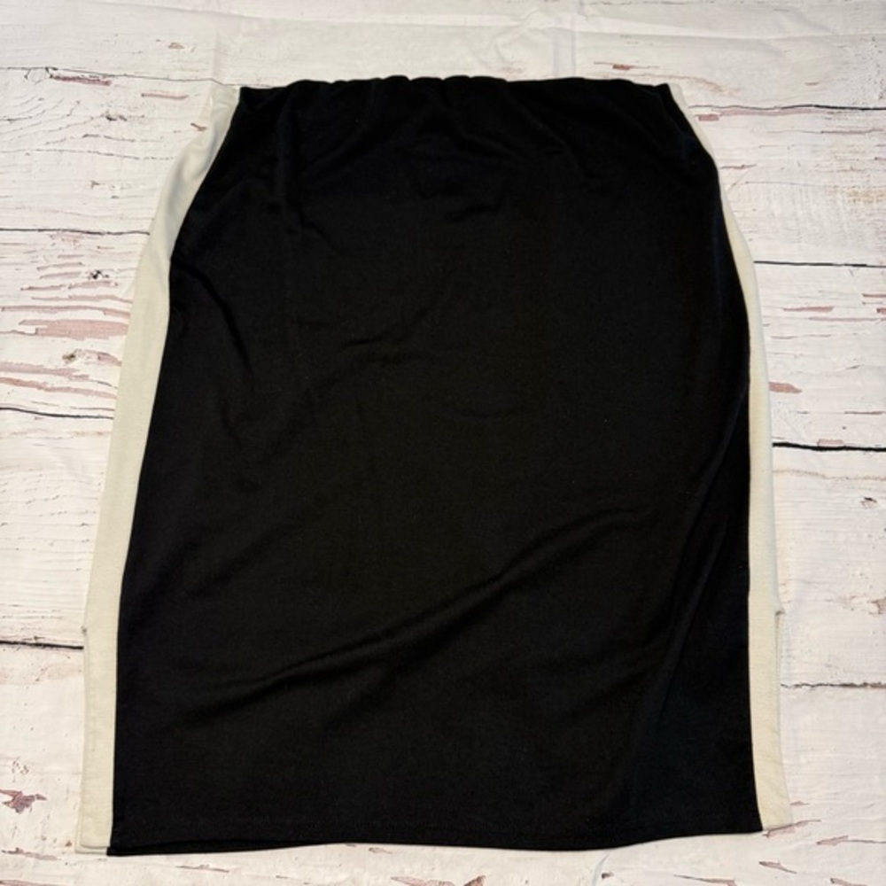 🖤 Mossimo Stretch Pencil Skirt – Black & Cream – Women’s‎ XXL